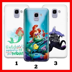LITTLE MERMAiD 3 Telefoon Case Cover Voor Samsung Galaxy A3 A5 A6 A7 A8 J3 J5 J6 J7 Disney Cartoon Sea World Under The Sea Sebastian