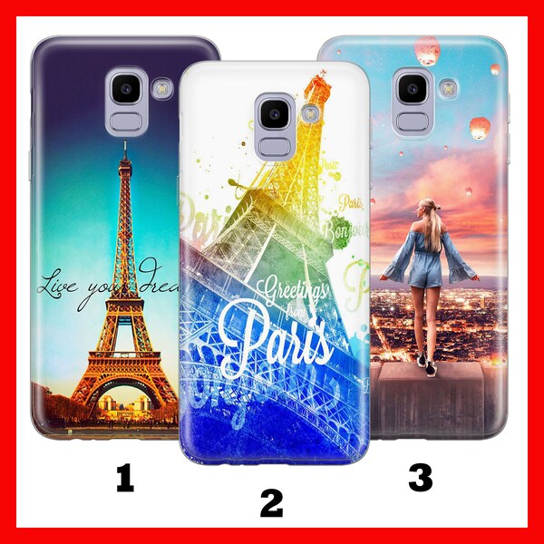 PARiS 1 Phone Case Cover For Samsung Galaxy A3 A5 A6 A7 A8 J3 J5 J6 J7 France Paris City Of Love Romance Eiffel Tower French Amore Louvre