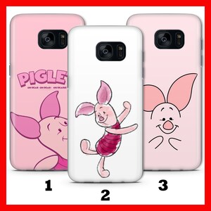 Funda para teléfono PiGLET 2 para Samsung Galaxy S5, S6, S7, S8, S9 Edge Plus, LtE NEO, Disney, dibujos animados, Winnie the Pooh, Tigger, Piggy Pig, Oink