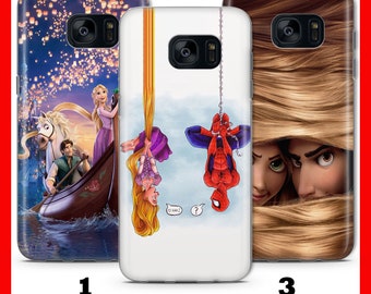 TANGLED Phone Case Cover For Samsung Galaxy S5 S6 S7 S8 S9 EdGE PLuS LtE  NEO Disney Cartoon Rapunzel Flynn Maximus Lanterns Pascal