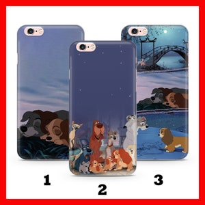 Lady And The Tramp 8 Apple iPHONE 5 SE 2020 2022 6 7 8 Xs XR MaX PLuS Phone Case Cover inspired by Disney Cartoon Dog Dogs Cute Love Story