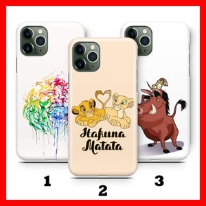 LiON KiNG 9 Phone Case Cover For Apple iPHONE 11 12 13 14 15 16 Plus PRO MiNI MAX Disney Cartoon Simba Timon Pumba Scar Zazoo Mufasa