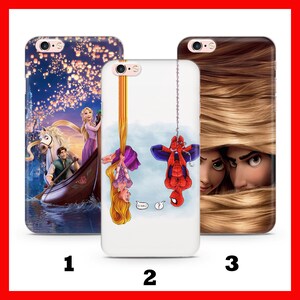 TANGLED 2 Apple iPhone 5 SE 2020 2022 6 7 8 Xs XR MaX PLuS Telefonskal inspirerat av Disneys tecknade serie Rapunzel Flynn Maximus Lyktor Pascal