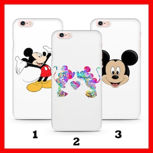Custodia per telefono Mickey Mouse 6 per Apple iPhone 5 SE 2020 2022 6 7 8 Xs XR MaX Plus ispirata al castello dei cartoni animati Disney Minnie Mouse Classic Mice