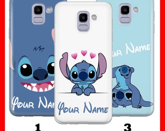 LiLO And STiTCH PERSONALiSED 1 Phone Case Cover For Samsung Galaxy A3 A5 A6 A7 A8 J3 J5 J6 J7 Disney Cartoon With Your Name Or Text