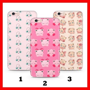 Jigglypuff 2 Phone Case Cover For Apple iPHONE 5 SE 2020 2022 6 7 8 Xs XR MaX PLuS Model  Cartoon Character Hero From Ball Fight Hero