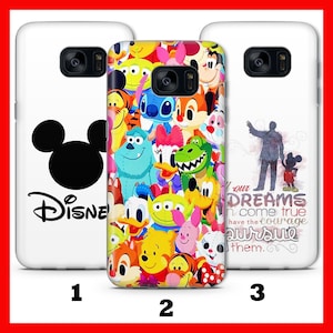 Custodia per telefono DISNEYLAND 5 per Samsung Galaxy S5 S6 S7 S8 S9 EdGE PLuS LtE NEO Disney Cartoon Castle Wonderland Happy Place Theme