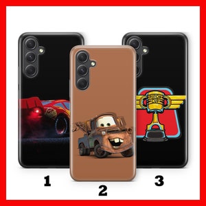 Cars 5 Phone Case Cover For Samsung A13 A14 A15 A16 A25 A26 A33 A34 A35 A36 A53 A54 A55 A56 A72 A73 + More Models Disney Cartoon Lightning