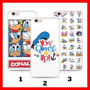 DONALD DuCK 2 Apple iPHONE 5 SE 2020 2022 6 7 8 Xs XR MaX PLuS Phone Case Cover inspired by Disney Cartoon Castle Daisy Duck Mickey Mouse