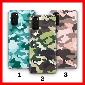 CAMO 1 CAMOuFLAGE Phone Case Cover For Samsung Galaxy S20 S21 S22 S23 S24 FE S25 Plus Ultra Military Theme Stealth Style Army Forces Colours