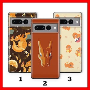 Charizard 1 Telefoon Geval Voor Google Pixel 6 6A 7 7A 8 8A 9 9A Pro XL Modellen stripfiguur Hero Van Ball Fight Figuur Hero Animal