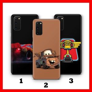 Cars 5 housse de téléphone pour Samsung Galaxy S20 S21 S22 S23 S24 FE S25 Plus Ultra Disney Cartoon Lightning McQueen avions 95 voiture de course