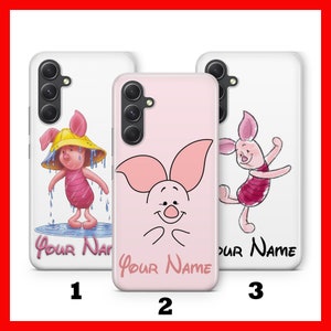 Funda personalizada PiGLET para Samsung A13, A14, A15, A16, A25, A26, A33, A34, A35, A36, A53, A54, A55, A56, A72, A73 y más modelos de Disney Pig