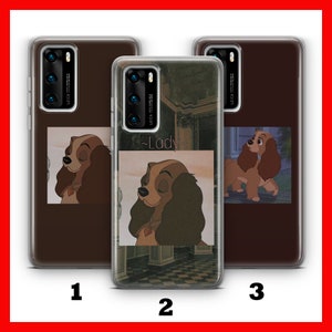 Lady And The Tramp 4 HUAWEi P9 P10 P20 P30 P40 LiTE PRO PLuS LG G5 G6 Phone Case Cover inspired by Disney Cartoon Dog Dogs Cute Love Story