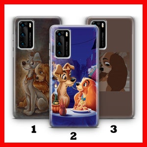 Lady And The Tramp 9 HUAWEi P9 P10 P20 P30 P40 LiTE PRO PLuS LG G5 G6 Phone Case Cover inspired by Disney Cartoon Dog Dogs Cute Love Story