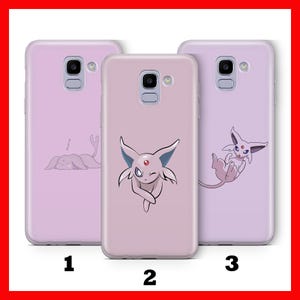 Espeon 1 Telefoon Case Cover Voor Samsung Galaxy A3 A5 A6 A7 A8 J3 J5 J6 J7 Modellen stripfiguur Hero Van Ball Fight Figuur Hero