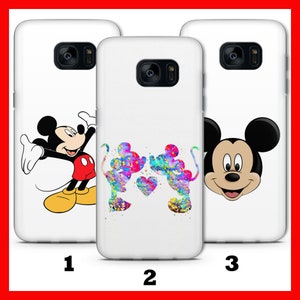 Custodia per telefono Mickey Mouse 6 per Samsung Galaxy S5 S6 S7 S8 S9 EdGE PLUS LtE NEO Disney Cartoon Castle Minnie Mouse Classic Mice