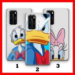 DONALD DuCK 5 HUAWEi P9 P10 P20 P30 P40 LiTE PRO PLuS LG G5 G6 Custodia per telefono ispirata al castello dei cartoni animati Disney Paperina Topolino