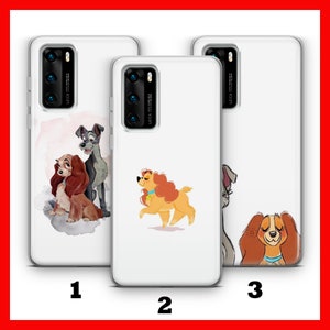 Lady And The Tramp 7 HUAWEi P9 P10 P20 P30 P40 LiTE PRO PLuS LG G5 G6 Phone Case Cover inspired by Disney Cartoon Dog Dogs Cute Love Story