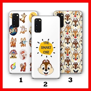 Custodia per telefono "Chip and DALE 3" per Samsung Galaxy S20 S21 S22 S23 S24 FE S25 Plus Ultra Disney Due Chipmunks The Rescue Rangers Team