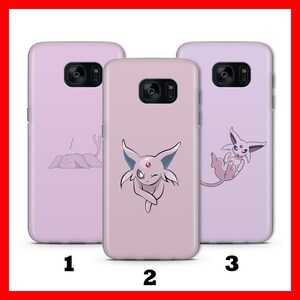 Espeon 1 Telefoon Case Cover Voor Samsung Galaxy S5 S6 S7 S8 S9 Edge PLuS LtE NEO Modellen Stripfiguur Held van Ball Fight Hero