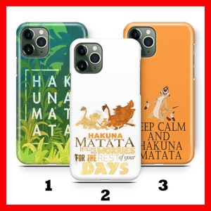 LiON KiNG 6 Phone Case Cover For Apple iPHONE 11 12 13 14 15 16 Plus PRO MiNI MAX Disney Cartoon Simba Timon Pumba Scar Zazoo Mufasa