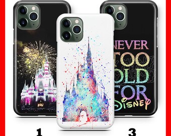 DISNEYLAND 4 Telefoon Case Voor Apple iPhone 11 12 13 14 15 16 e 17 Air PRO Plus Mini Max Disney Cartoon Kasteel Wonderland Gelukkig Themapark