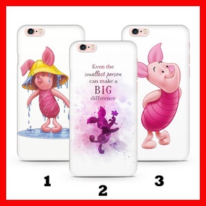 Funda para teléfono PiGLET 1 para Apple iPhone 5 SE 2020 2022 6 7 8 Xs XR MaX PLuS inspirada en la caricatura de Disney Winnie The Pooh Tigger Piggy Pig Oink