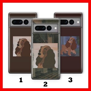 Lady And The Tramp 4 Phone Case For Google Pixel 6 6A 7 7A 8 8A 9 9A Pro XL Models Disney Cartoon Dog Dogs Cute Love Story