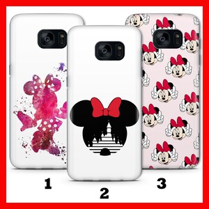 Custodia per telefono MiNNIE MOUSE 2 per Samsung Galaxy S5 S6 S7 S8 S9 EdGE PLUS LtE NEO Disney Cartoon Castle Topolino Classic Mice