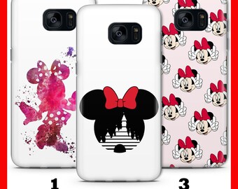 Etui na telefon MiNNIE MOUSE 2 do Samsung Galaxy S5 S6 S7 S8 S9 Edge Plus Lite NEO Disney Cartoon Castle Myszka Miki Klasyczne Myszki