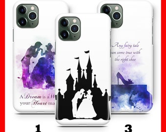 CINDERELLA 3 Phone Case For Apple iPhone 11 12 13 14 15 16 e 17 Air PRO Plus Mini Max Disney Princess Ella Ball Glass Slipper Evil Stepmom