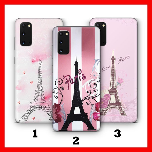 PARiS 2 Phone Case Cover For Samsung Galaxy S20 S21 FE S22 S23 S24 S10 PLuS Ultra France Paris City Love Romance Eiffel Tower French Amore