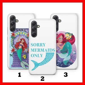 LITTLE MERMAiD 2 Telefoon Case Cover Voor Samsung A13 A14 A15 A16 A25 A26 A33 A34 A35 A36 A53 A54 A55 A56 A72 A73 + Meer Modellen Disney Cartoon