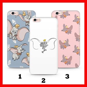 DUMBO 3 Apple iPHONE 5 SE 2020 2022 6 7 8 Xs XR MaX PLuS Custodia per telefono ispirata al cartone animato Disney Castello Orecchie grandi Elefante Circo Carino