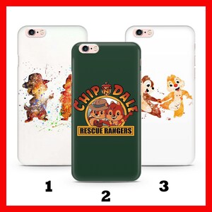 Custodia per telefono Apple iPHONE 5 SE 2020 2022 6 7 8 Xs XR MaX PLuS ispirata al cartone animato Disney Two Chipmunks Rescue Rangers