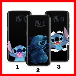 Funda para teléfono Stitch K1 para Samsung Galaxy S5 S6 S7 S8 S9 Edge PLuS LtE NEO Modelos Disney Personaje de dibujos animados Criatura extraterrestre Perro Panda