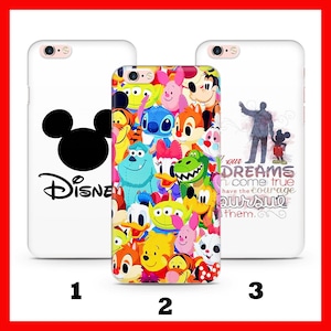 DISNEYLAND 5 Apple iPHONE 5 SE 2020 2022 6 7 8 Xs XR MaX PLuS Custodia per telefono ispirata al cartone animato Disney Castle Wonderland Happy Place Fun