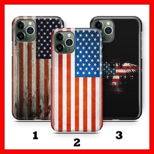 Custodia per telefono con bandiera USA 1 per Apple iPHONE 11 12 13 14 15 Plus PRO MiNI MaX USA Stati Uniti America Great Again Union Jack Stripes Star