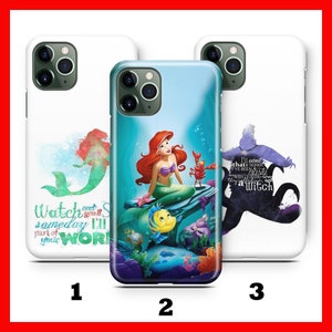 LITTLE MERMAiD 3 Telefoon Case Cover Voor Apple iPHONE 11 12 13 14 15 16 Plus PRO MINI MAX Disney Cartoon Sea World Under The Sea Sebastian