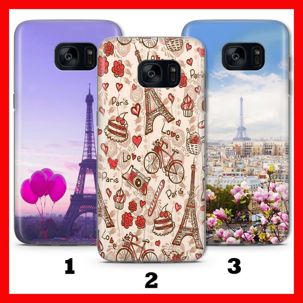 PARiS 3 Phone Case Cover For Samsung Galaxy S5 S6 S7 S8 S9 EdGE PLuS LtE NEO France Paris City Of Love Romance Eiffel Tower French Amore