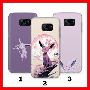 Espeon 3 Telefoon Case Cover Voor Samsung Galaxy S5 S6 S7 S8 S9 Edge PLus LtE NEO Modellen stripfiguur held uit Ball Fight Hero