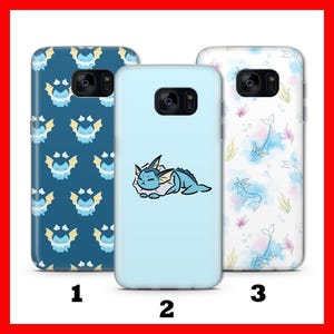 Vaporeon 1 Telefoon Case Cover Voor Samsung Galaxy S5 S6 S7 S8 S9 Edge PLus LtE NEO Modellen stripfiguur held uit Ball Fight Hero