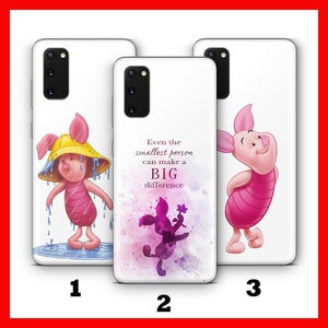 Funda PiGLET 1 para Samsung Galaxy S20, S21, S22, S23, S24 FE, S25 Plus Ultra, Disney, dibujos animados, Winnie the Pooh, Tigger, Piggy Pig, Oink