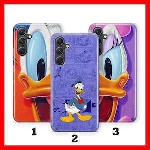 Custodia per telefono DONALD DUCK 1 per Samsung A13 A14 A15 A16 A25 A26 A33 A34 A35 A36 A53 A54 A55 A56 A72 A73 + altri modelli Disney Paperina