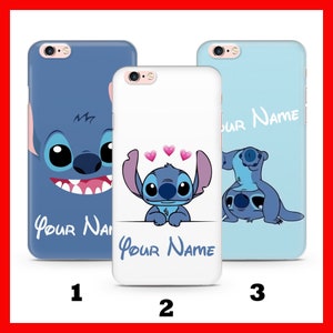 LiLO And STiTCH PERSONALiSED 1 Apple iPHONE 5 SE 2020 2022 6 7 8 Xs XR MaX PLuS Phone Case Cover inspired by Disney Cartoon With Your Name