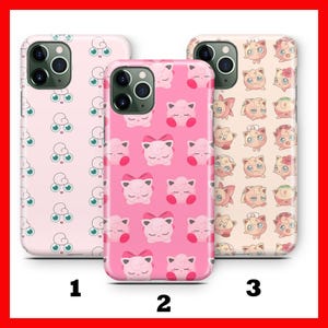 Jigglypuff 2 Telefoon Case Cover Voor Apple iPHONE 11 12 13 14 15 16 Plus PRO Mini MAX Stripfiguur Hero Van Ball Fight Figuur Dier