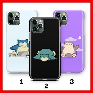 Snorlax 3 Phone Case Cover For Apple iPHONE 11 12 13 14 15 16 Plus PRO MiNI MAX Cartoon Character Hero From Ball Fight Figure Hero Animal