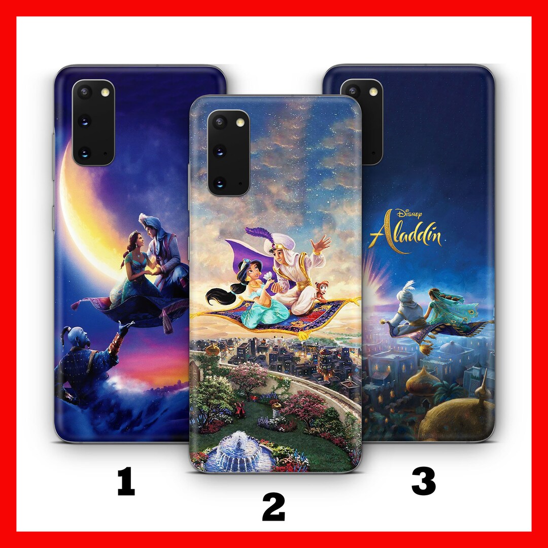 ALADDIN Phone Case for Samsung Galaxy S20 S21 S22 S23 S24 FE S25 Plus  Ultra Edge Disney Genie in the Bottle Magic Lamp Jasmin Abu