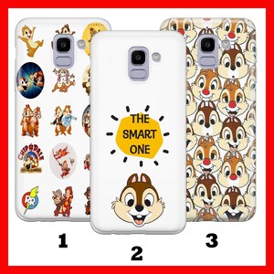 Custodia per telefono Chip and DALE 3 per Samsung Galaxy A3 A5 A6 A7 A8 J3 J5 J6 J7 Disney Cartoon Two Chipmunks The Rescue Rangers Team